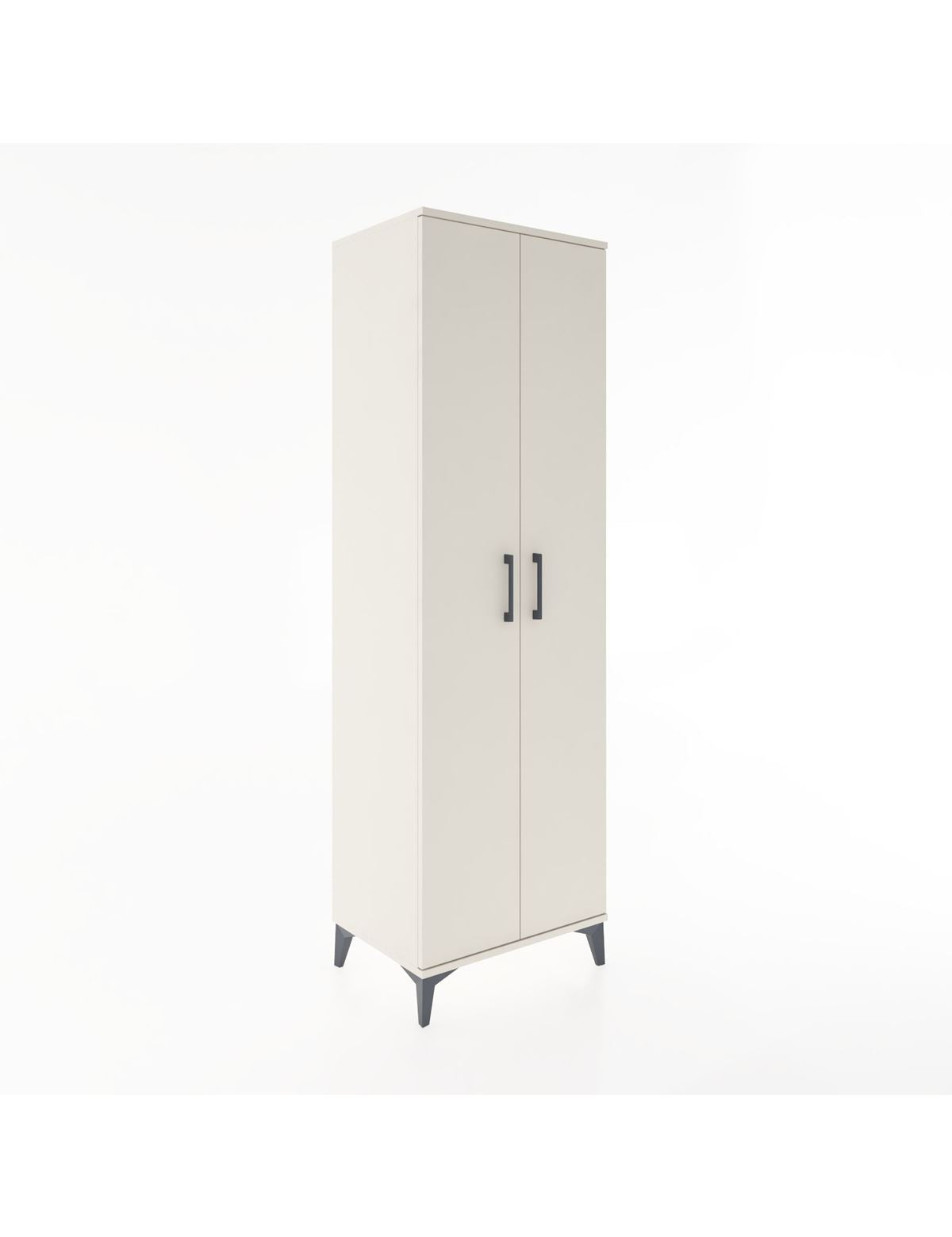 Hyperion Dolap 3 Raflı 2 Kapaklı Tek Askılı 60x44x195 - S59M083V1B