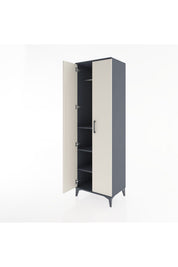 Hyperion Dolap 3 Raflı 2 Kapaklı Tek Askılı 60x44x195 - S59M083V4B