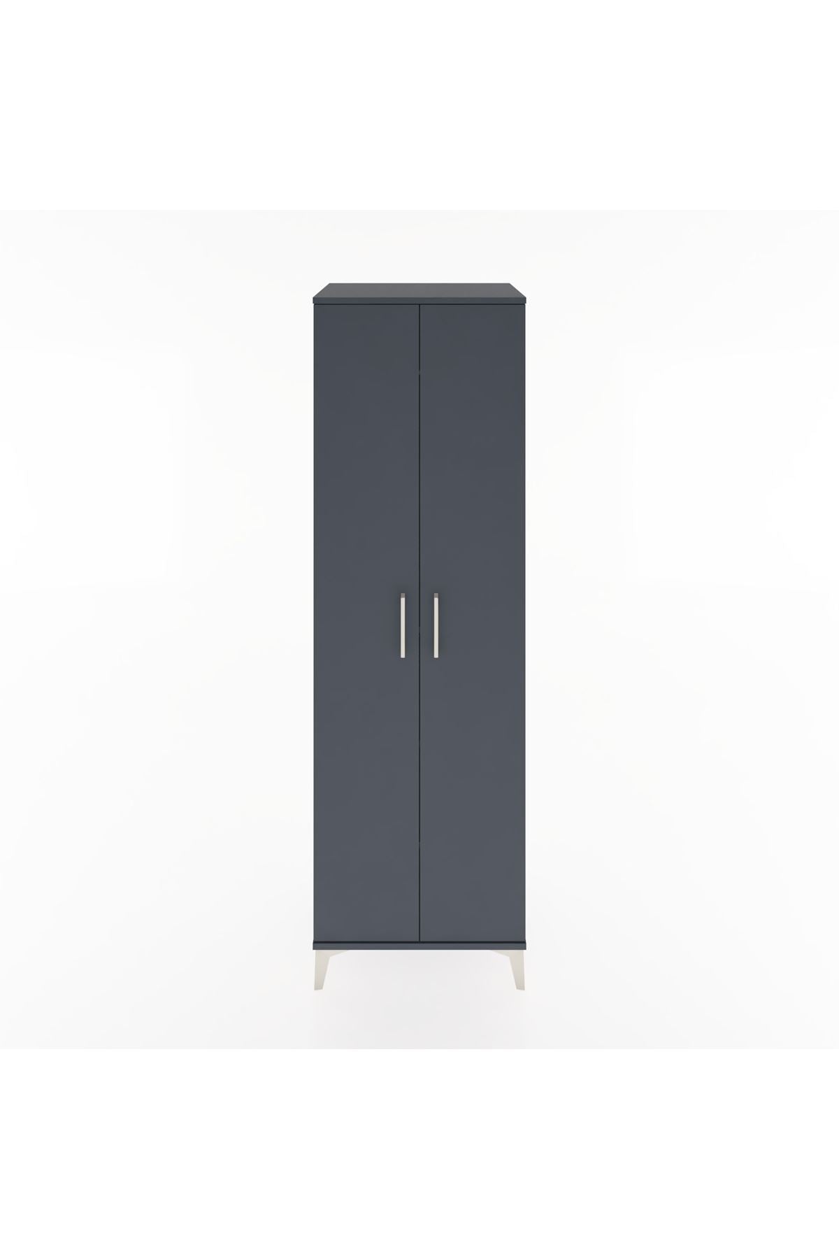 Hyperion Dolap 3 Raflı 2 Kapaklı Tek Askılı 60x44x195 - S59M083V5B