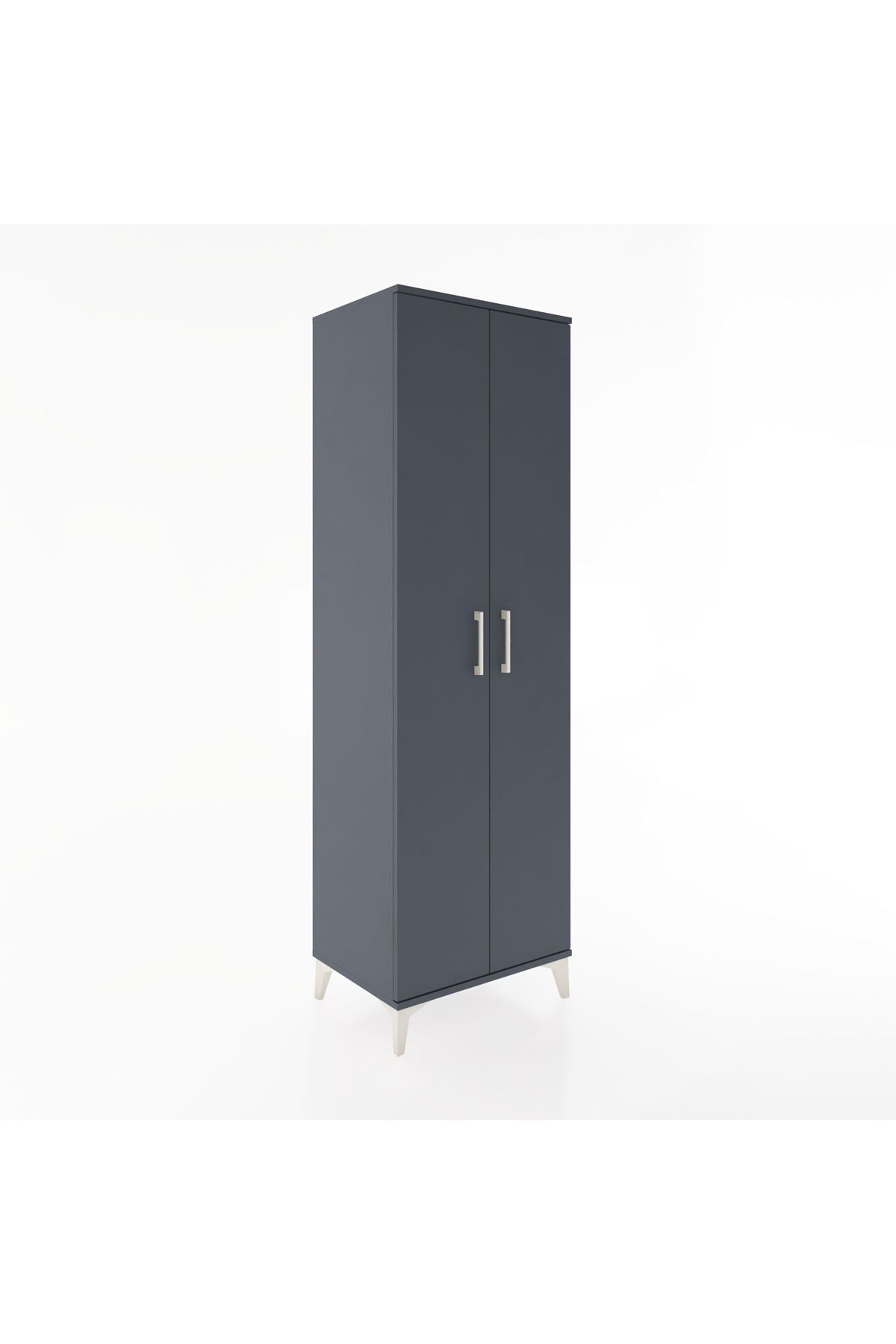 Hyperion Dolap 3 Raflı 2 Kapaklı Tek Askılı 60x44x195 - S59M083V5B