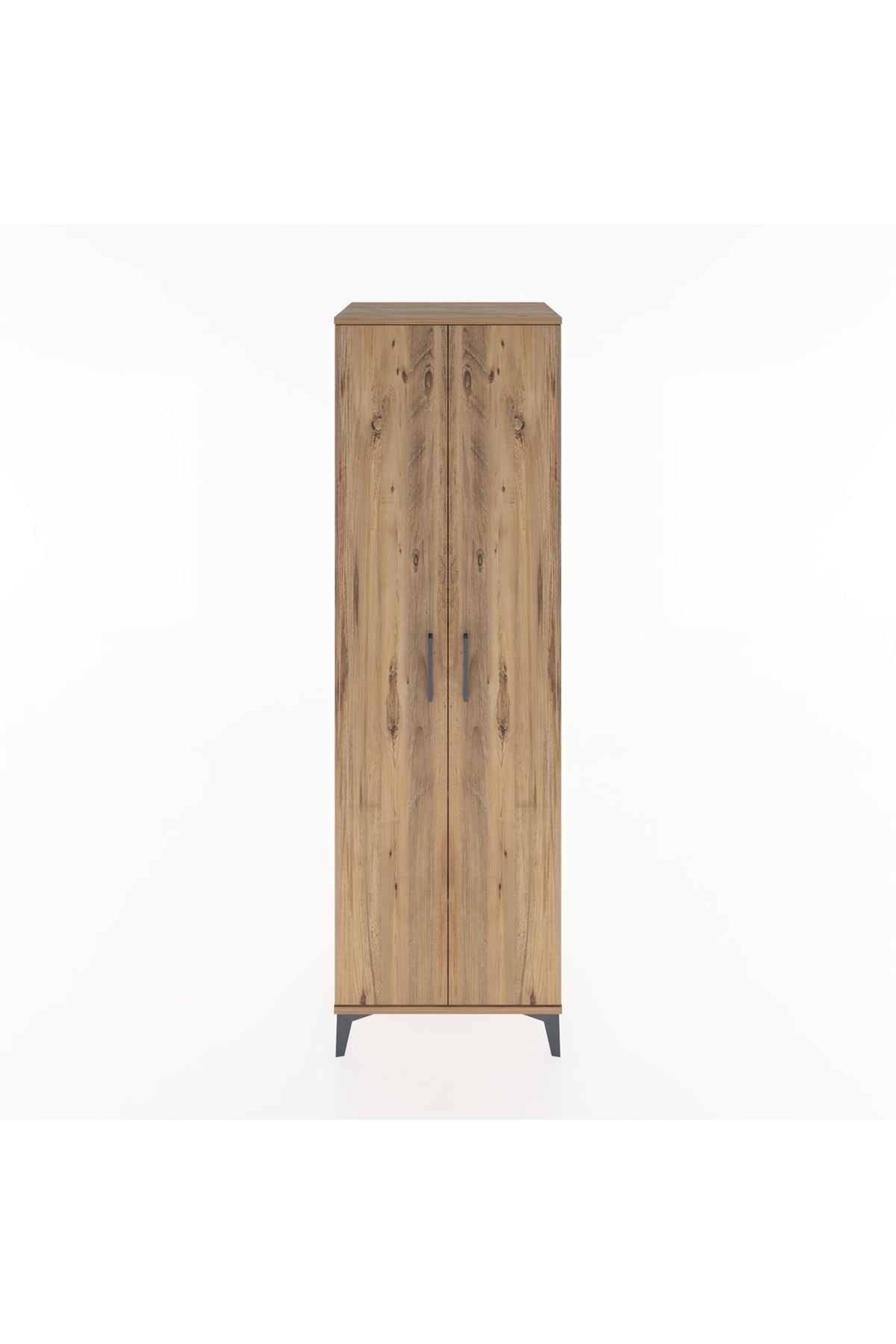 Hyperion Dolap 3 Raflı 2 Kapaklı Tek Askılı 60x44x195 - S59M083V9B