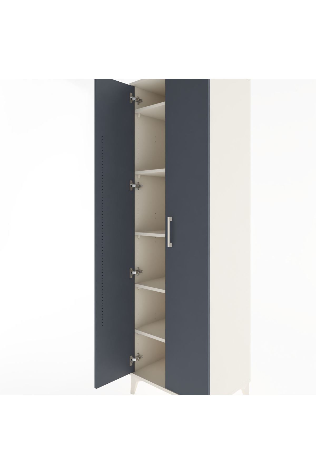Hyperion Dolap 5 Raflı 2 Kapaklı 60x44x195 - S59M084V2B