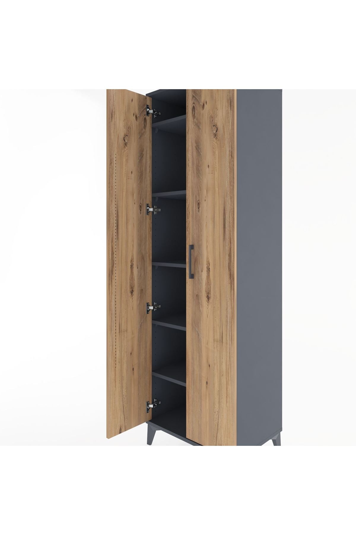Hyperion Dolap 5 Raflı 2 Kapaklı 60x44x195 - S59M084V6B