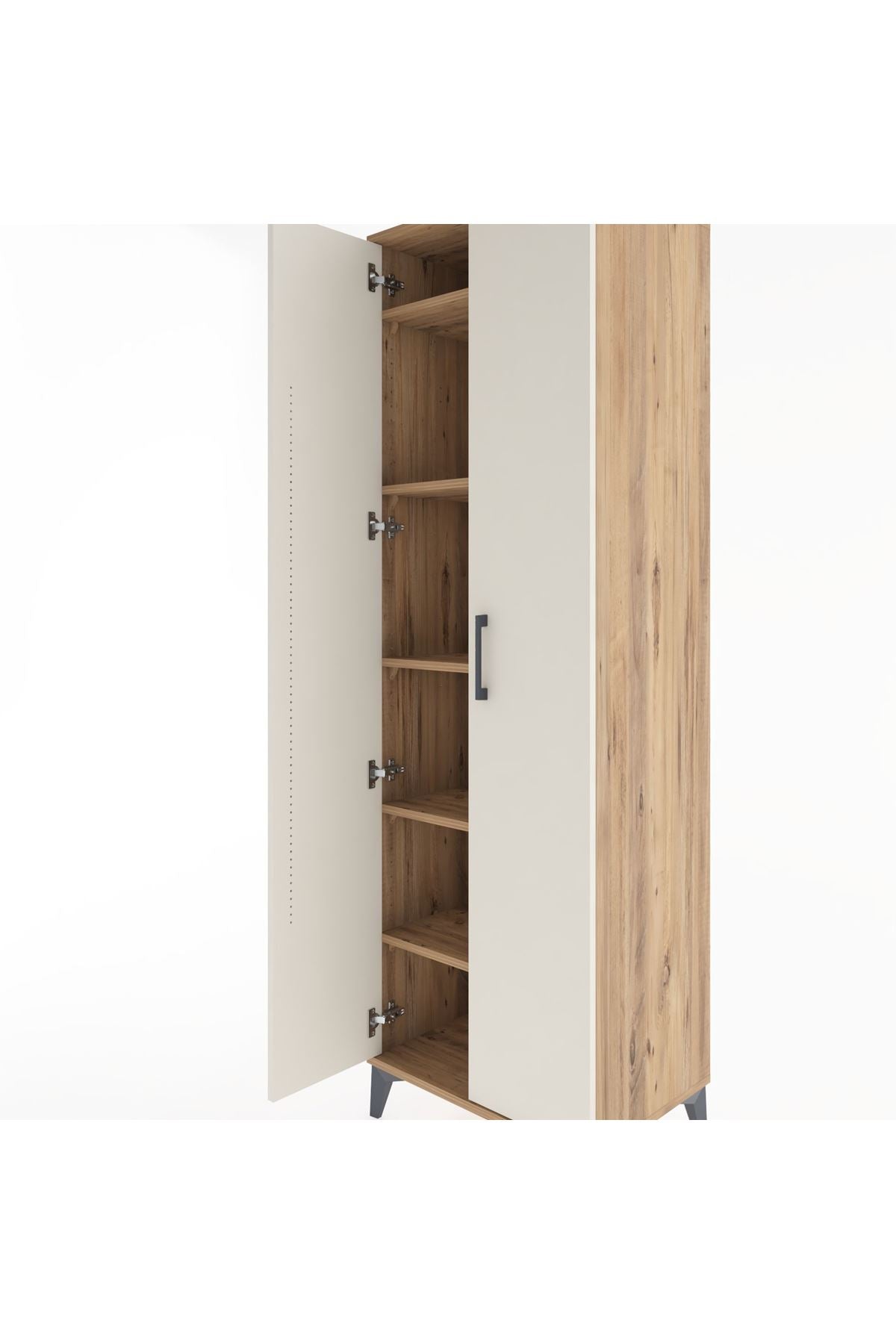 Hyperion Dolap 5 Raflı 2 Kapaklı 60x44x195 - S59M084V7B