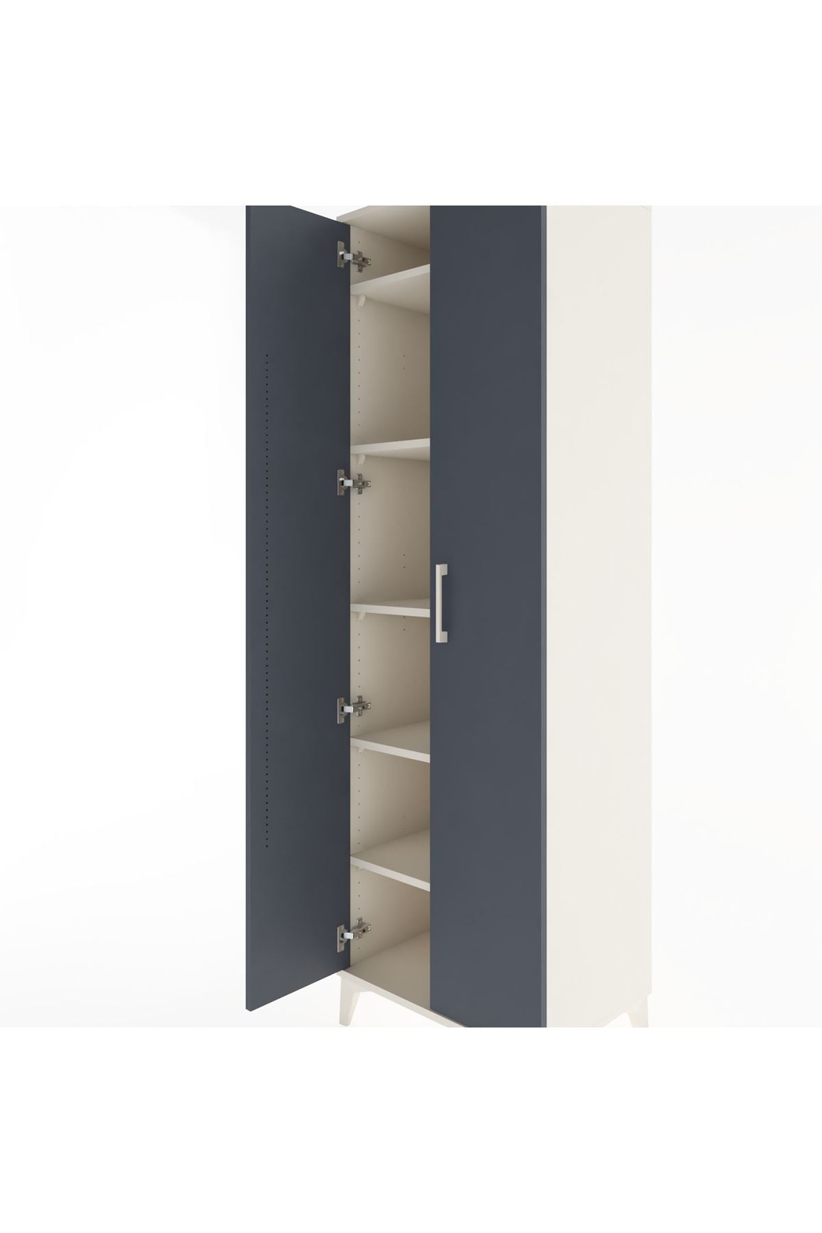 Hyperion Dolap 5 Raflı 2 Kapaklı 60x44x195 - S59M085V2B