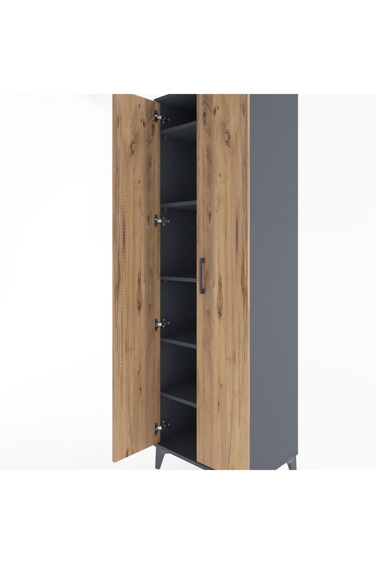 Hyperion Dolap 5 Raflı 2 Kapaklı 60x44x195 - S59M085V6B