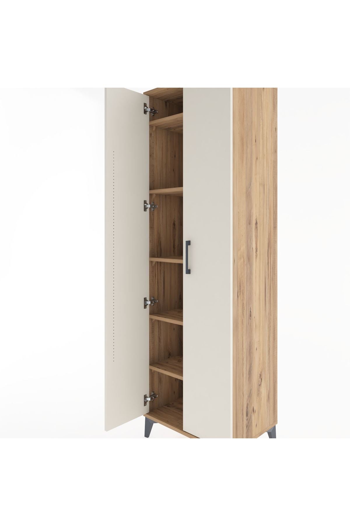 Hyperion Dolap 5 Raflı 2 Kapaklı 60x44x195 - S59M085V7B