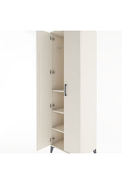 Hyperion Dolap 3 Raflı 2 Kapaklı Tek Askılı 60x44x195 - S59M086V1B