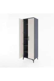 Hyperion Dolap 3 Raflı 2 Kapaklı Tek Askılı 60x44x195 - S59M086V4B