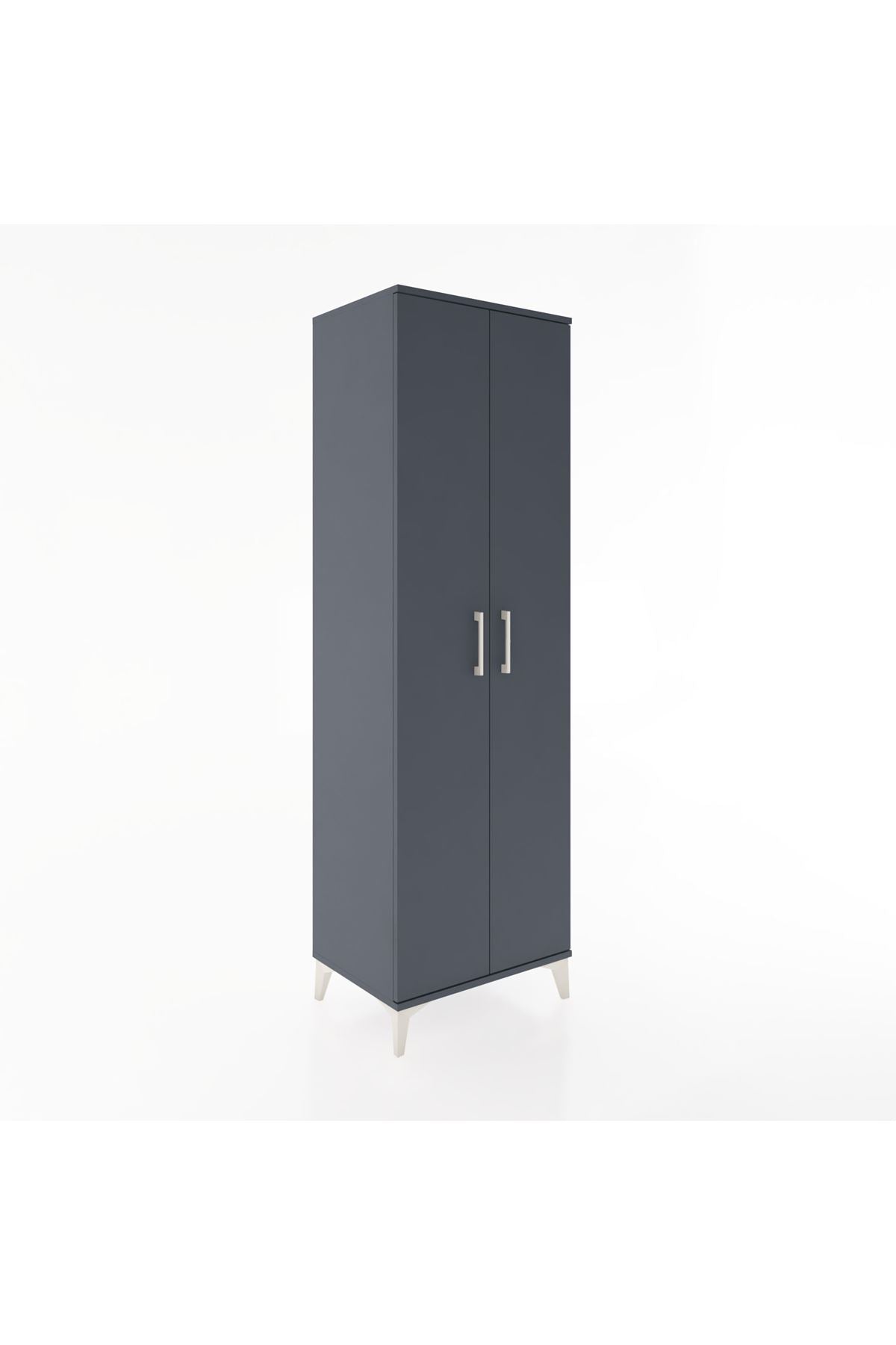 Hyperion Dolap 3 Raflı 2 Kapaklı Tek Askılı 60x44x195 - S59M086V5B