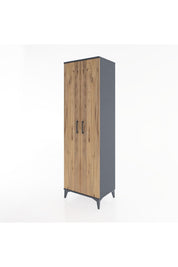 Hyperion Dolap 3 Raflı 2 Kapaklı Tek Askılı 60x44x195 - S59M086V6B