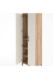 Hyperion Dolap 3 Raflı 2 Kapaklı Tek Askılı 60x44x195 - S59M086V7B