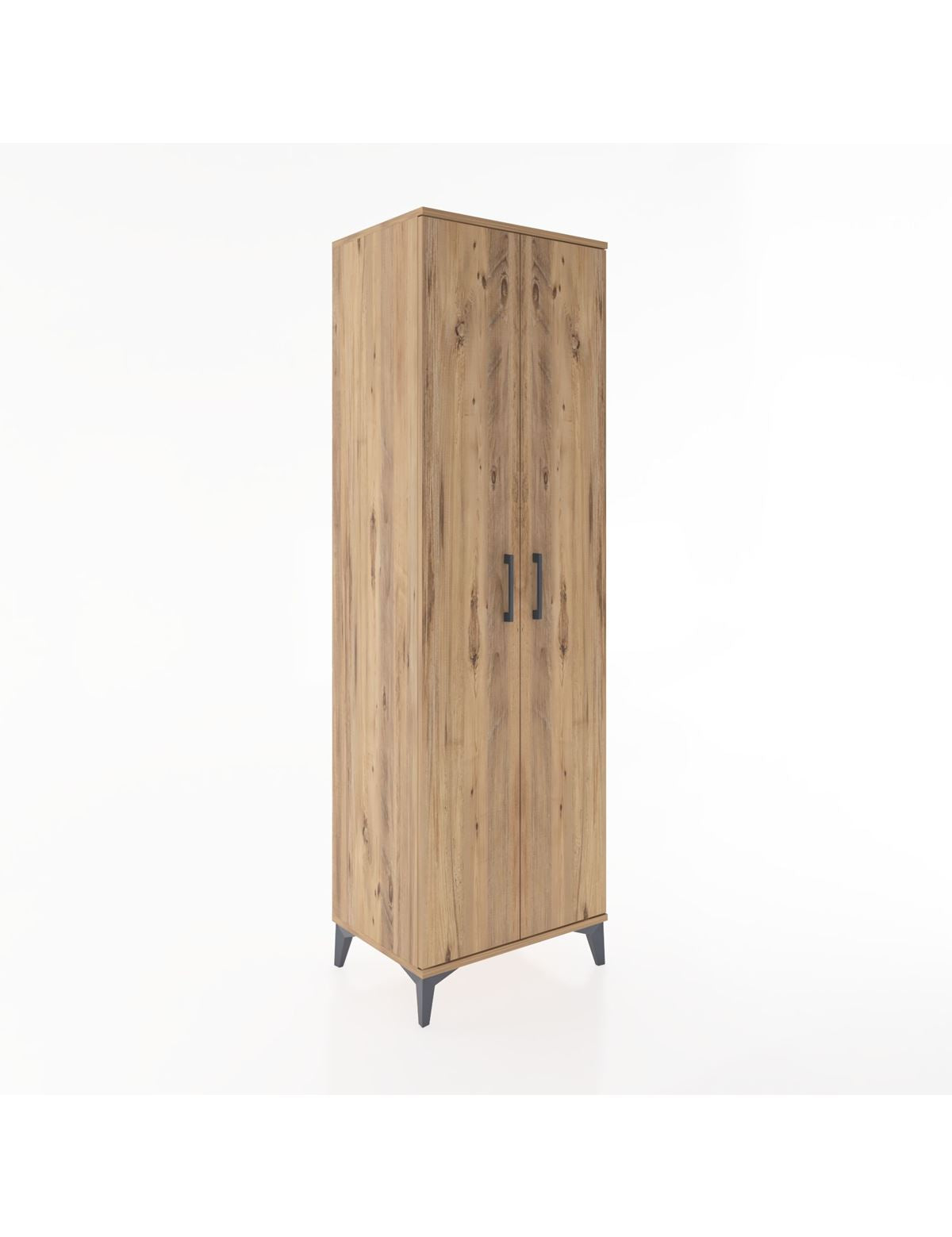 Hyperion Dolap 3 Raflı 2 Kapaklı Tek Askılı 60x44x195 - S59M086V9B