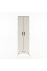 Hyperion Dolap 3 Raflı Tek Çekmeceli Tek Askılı 60x44x195