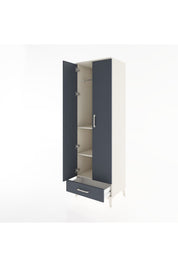Hyperion Dolap 3 Raflı Tek Çekmeceli Tek Askılı 60x44x195 - S59M087V2B