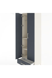 Hyperion Dolap 3 Raflı Tek Çekmeceli Tek Askılı 60x44x195 - S59M087V2B