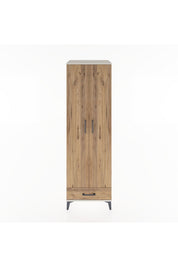 Hyperion Dolap 3 Raflı Tek Çekmeceli Tek Askılı 60x44x195 - S59M087V3B