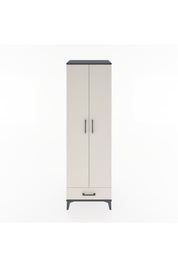 Hyperion Dolap 3 Raflı Tek Çekmeceli Tek Askılı 60x44x195 - S59M087V4B