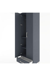 Hyperion Dolap 3 Raflı Tek Çekmeceli Tek Askılı 60x44x195 - S59M087V5B