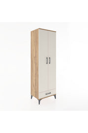 Hyperion Dolap 3 Raflı Tek Çekmeceli Tek Askılı 60x44x195 - S59M087V7B