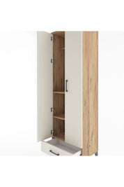Hyperion Dolap 3 Raflı Tek Çekmeceli Tek Askılı 60x44x195 - S59M087V7B