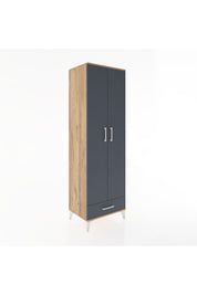 Hyperion Dolap 3 Raflı Tek Çekmeceli Tek Askılı 60x44x195 - S59M087V8B