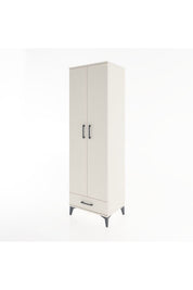 Hyperion Dolap 5 Raflı Tek Çekmeceli Tek Askılı 60x44x195 - S59M088V1B