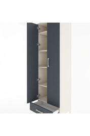 Hyperion Dolap 5 Raflı Tek Çekmeceli Tek Askılı 60x44x195 - S59M088V2B