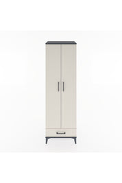Hyperion Dolap 5 Raflı Tek Çekmeceli Tek Askılı 60x44x195 - S59M088V4B