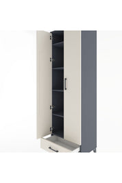 Hyperion Dolap 5 Raflı Tek Çekmeceli Tek Askılı 60x44x195 - S59M088V4B
