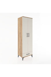Hyperion Dolap 5 Raflı Tek Çekmeceli Tek Askılı 60x44x195 - S59M088V7B