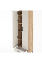 Hyperion Dolap 5 Raflı Tek Çekmeceli Tek Askılı 60x44x195 - S59M088V7B