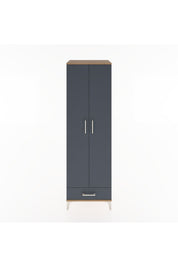 Hyperion Dolap 5 Raflı Tek Çekmeceli Tek Askılı 60x44x195 - S59M088V8B