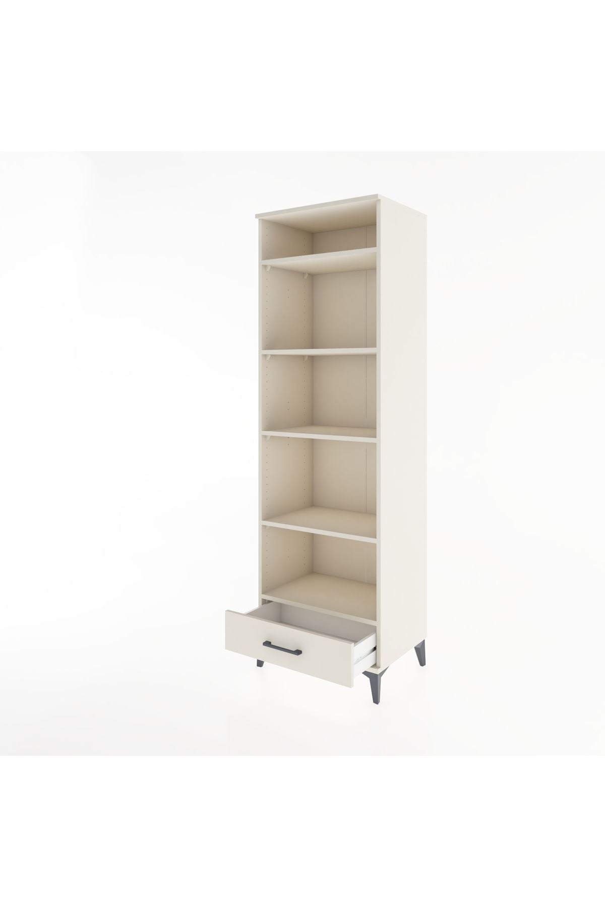 Hyperion Dolap 5 Raflı Tek Çekmeceli 60x44x195 - S59M089V1B