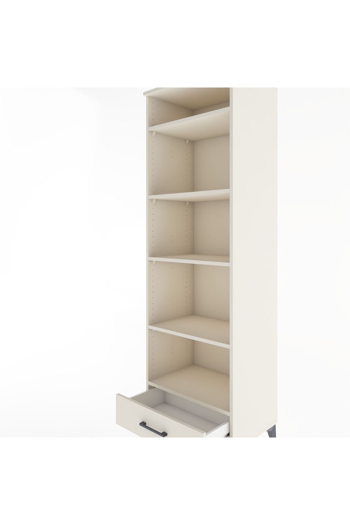 Hyperion Dolap 5 Raflı Tek Çekmeceli 60x44x195 - S59M089V1B