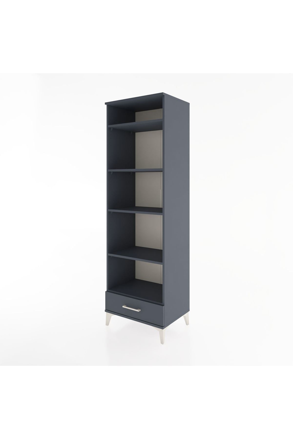 Hyperion Dolap 5 Raflı Tek Çekmeceli 60x44x195 - S59M089V5B