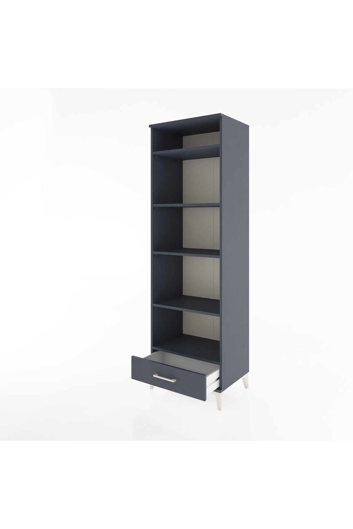 Hyperion Dolap 5 Raflı Tek Çekmeceli 60x44x195 - S59M089V5B