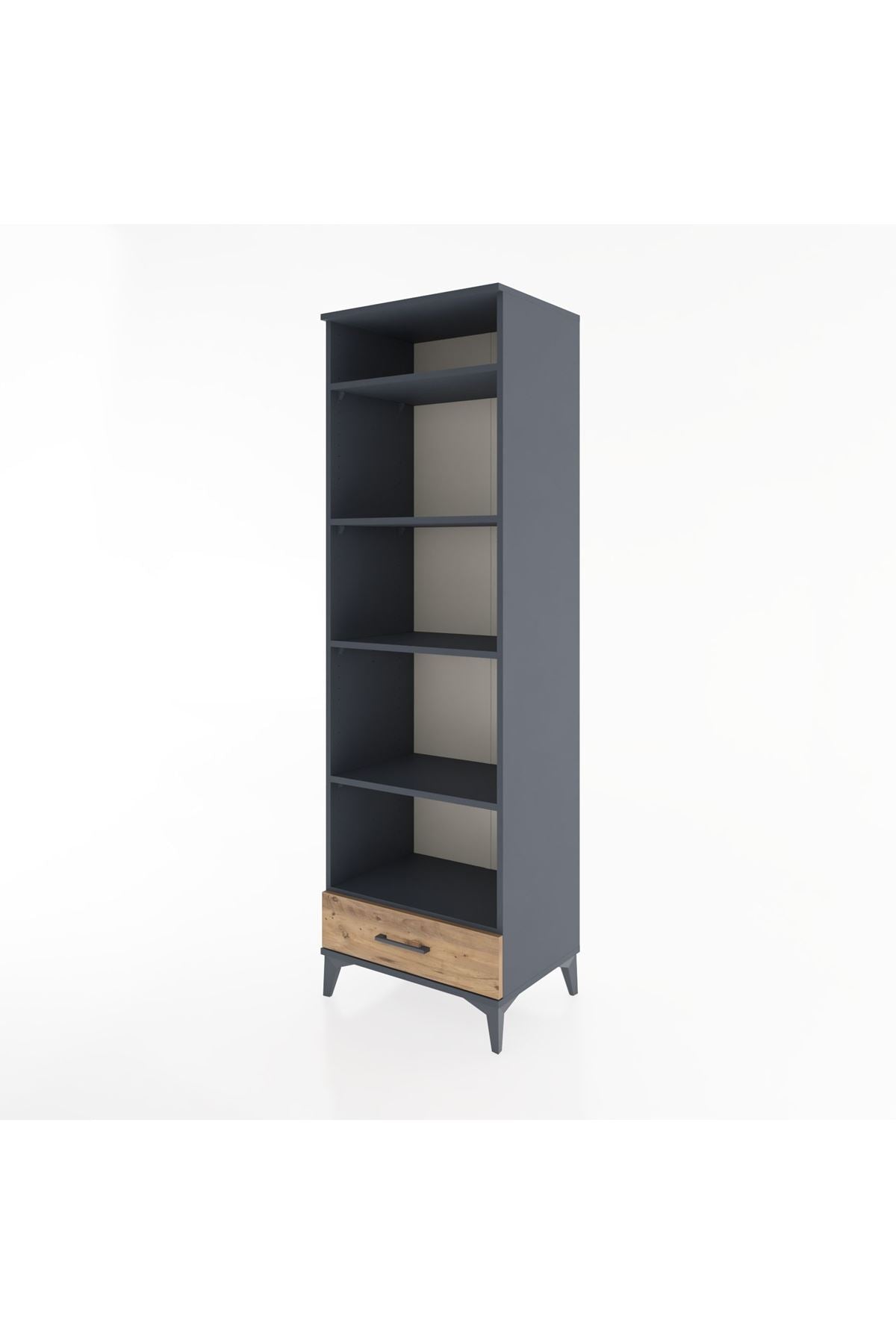 Hyperion Dolap 5 Raflı Tek Çekmeceli 60x44x195 - S59M089V6B