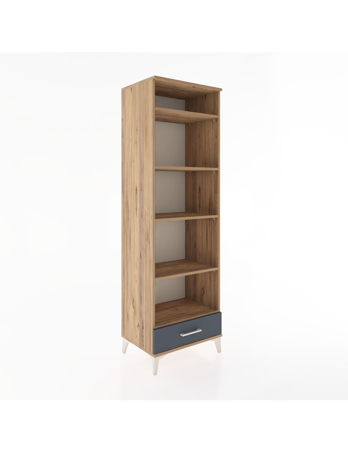 Hyperion Dolap 5 Raflı Tek Çekmeceli 60x44x195 - S59M089V8B