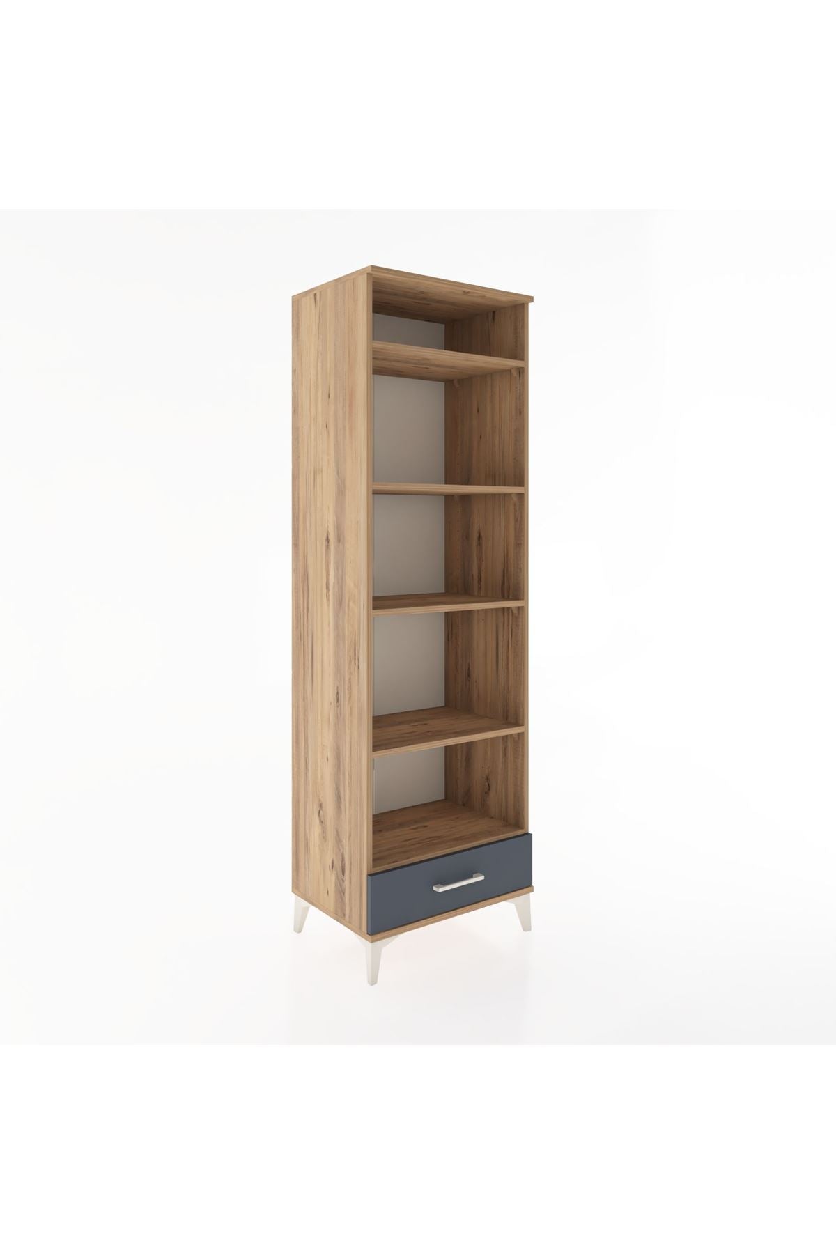 Hyperion Dolap 5 Raflı Tek Çekmeceli 60x44x195 - S59M089V8B
