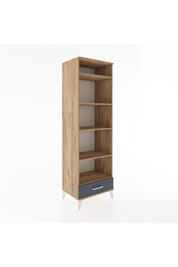 Hyperion Dolap 5 Raflı Tek Çekmeceli 60x44x195 - S59M089V8B