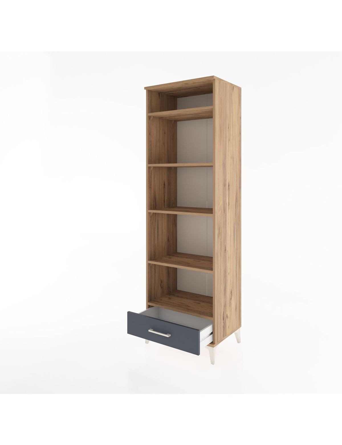 Hyperion Dolap 5 Raflı Tek Çekmeceli 60x44x195 - S59M089V8B