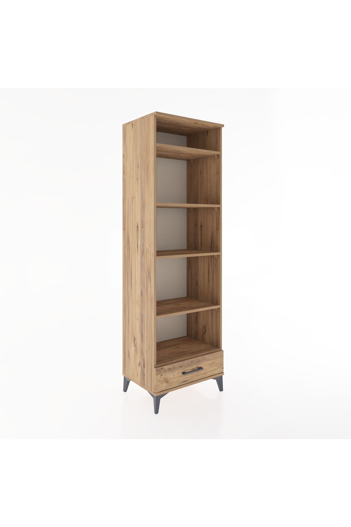 Hyperion Dolap 5 Raflı Tek Çekmeceli 60x44x195 - S59M089V9B