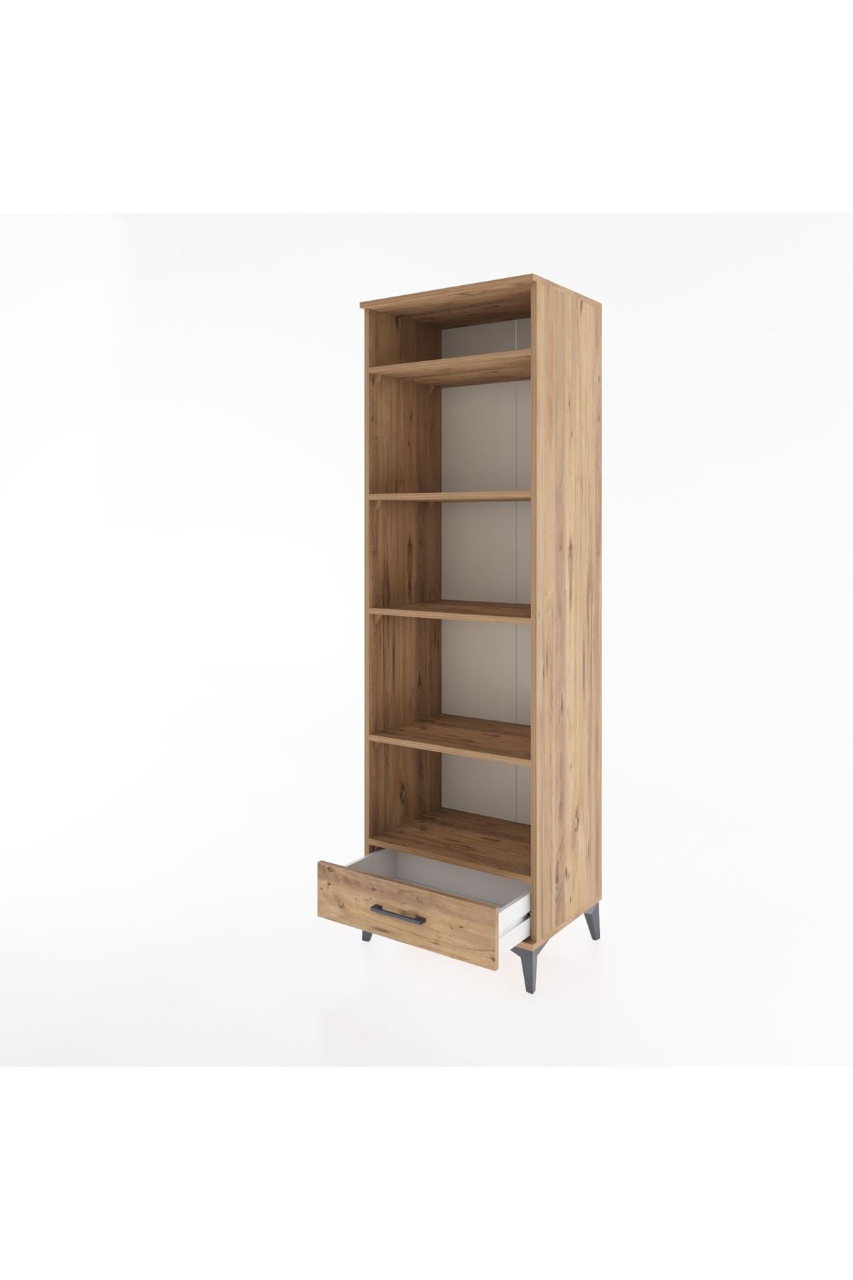 Hyperion Dolap 5 Raflı Tek Çekmeceli 60x44x195 - S59M089V9B