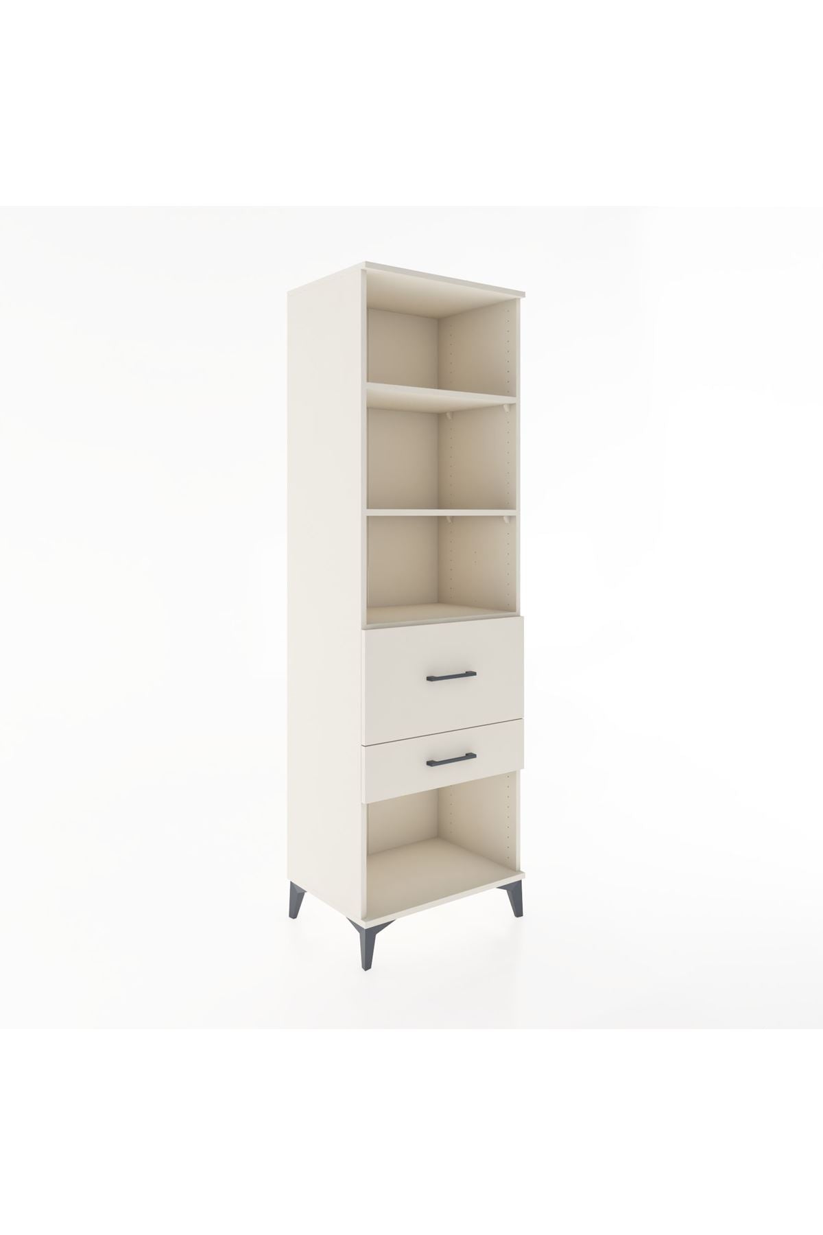 Hyperion Dolap 3 Raflı 2 Çekmeceli 60x44x195 - S59M090V1B