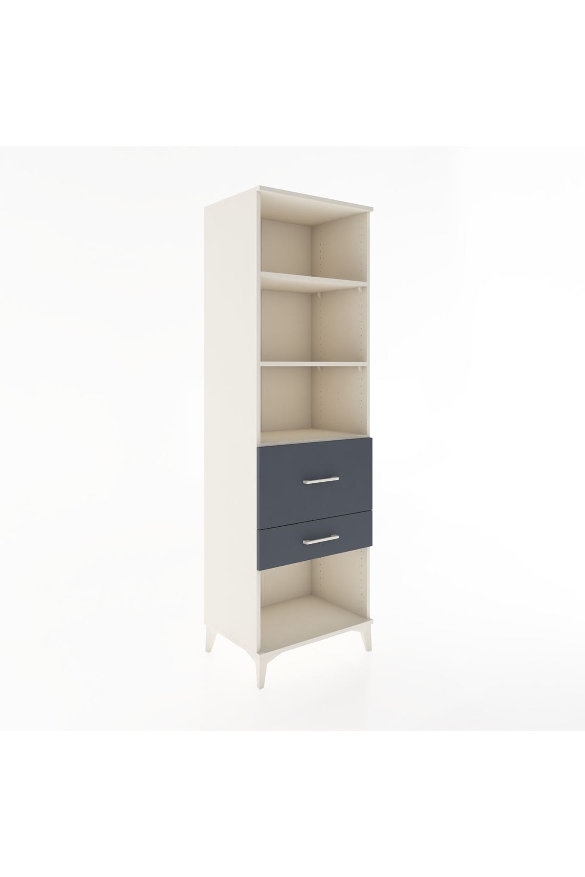 Hyperion Dolap 3 Raflı 2 Çekmeceli 60x44x195 - S59M090V2B