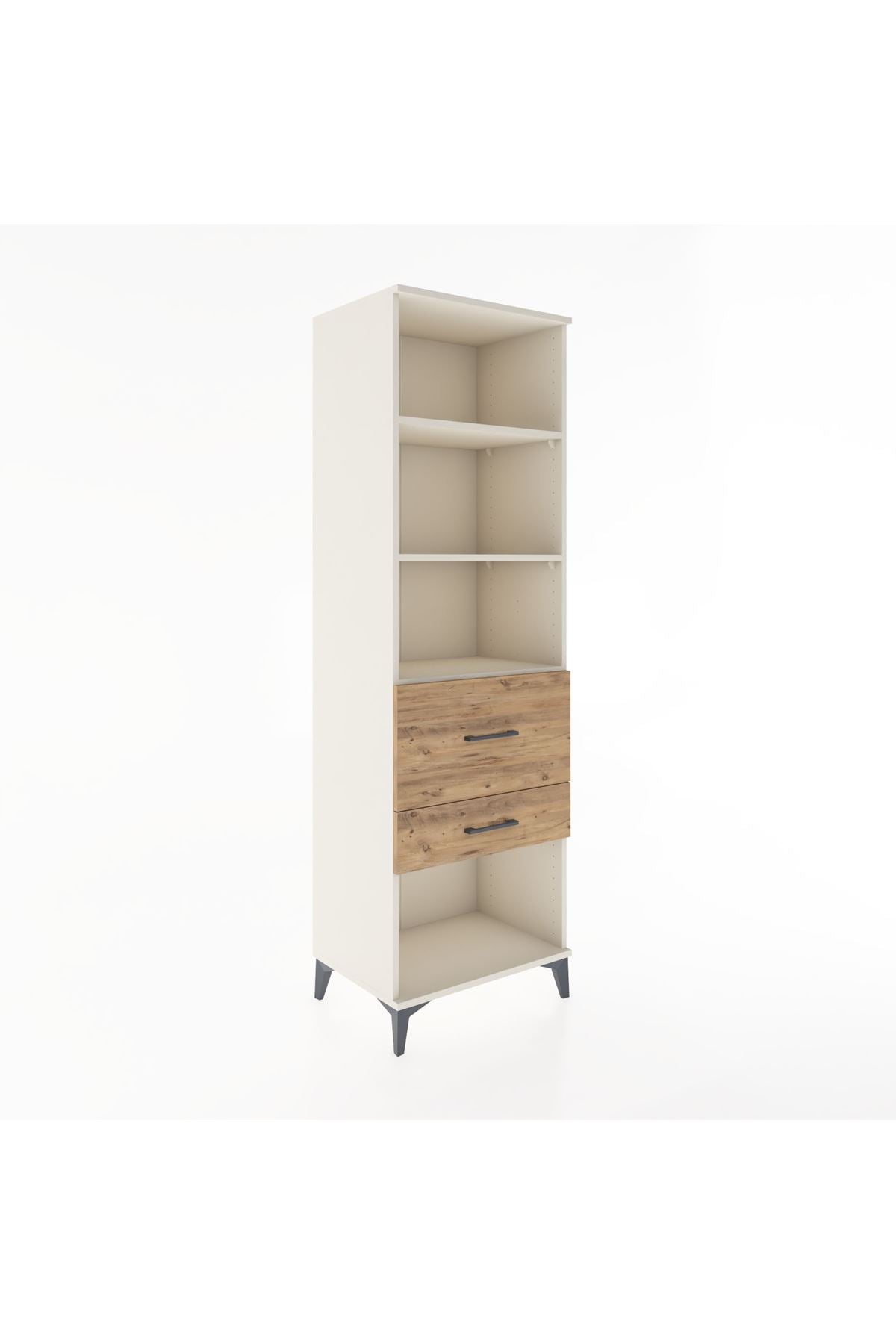 Hyperion Dolap 3 Raflı 2 Çekmeceli 60x44x195 - S59M090V3B
