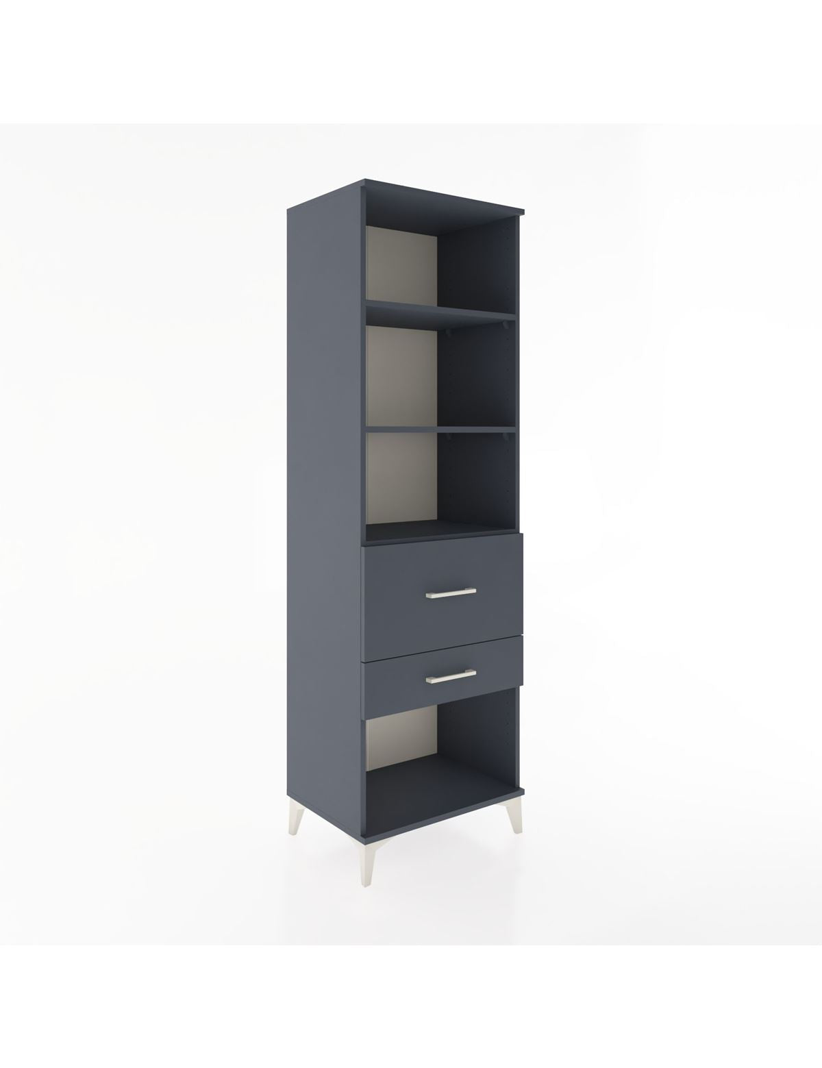 Hyperion Dolap 3 Raflı 2 Çekmeceli 60x44x195 - S59M090V5B