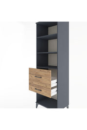 Hyperion Dolap 3 Raflı 2 Çekmeceli 60x44x195 - S59M090V6B