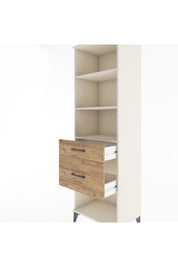 Hyperion Dolap 3 Raflı 2 Çekmeceli 60x44x195 - S59M091V3B